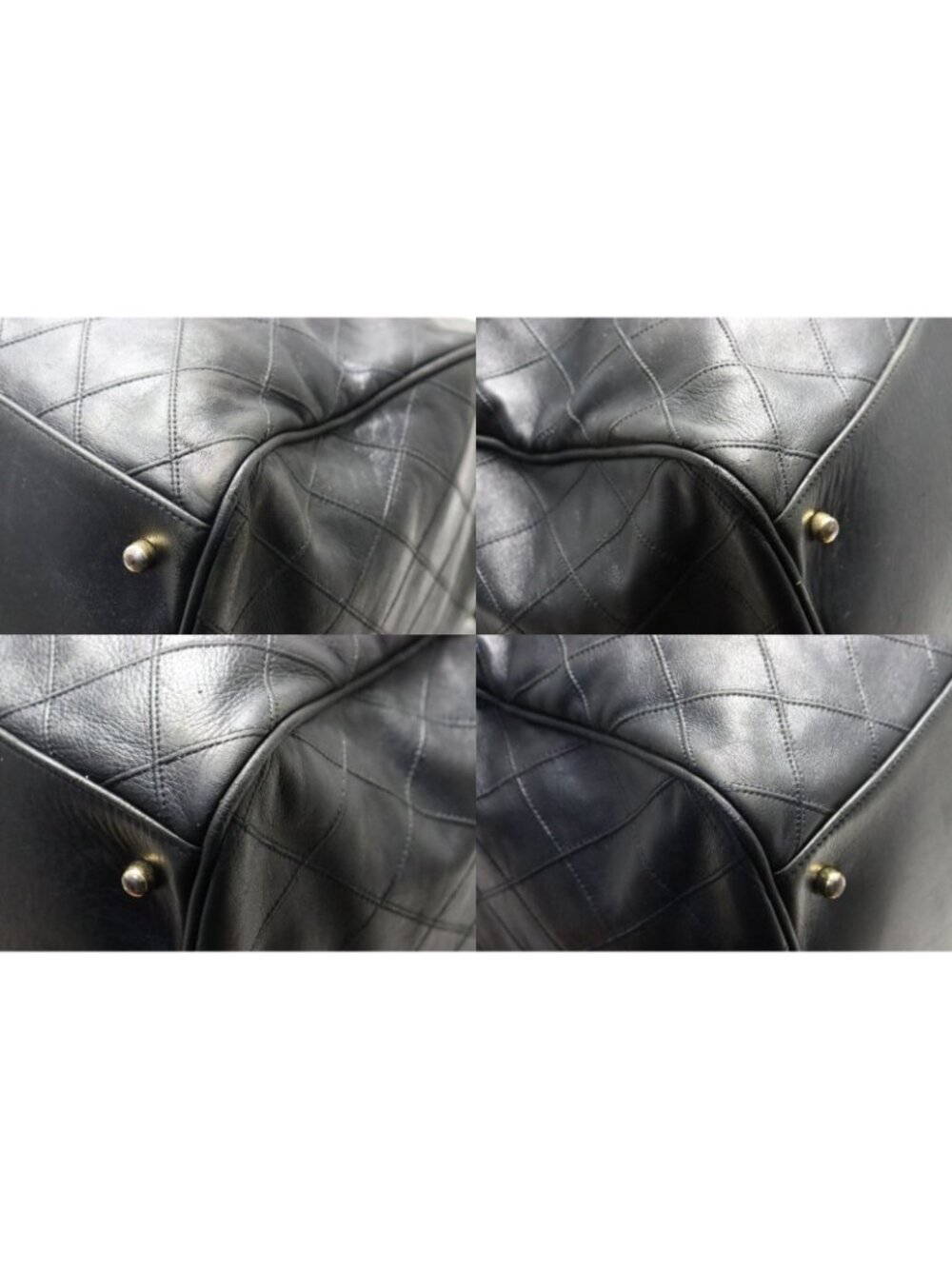 Chanel 0 Bicolor GD Leather Boston - Picture 4 of 11
